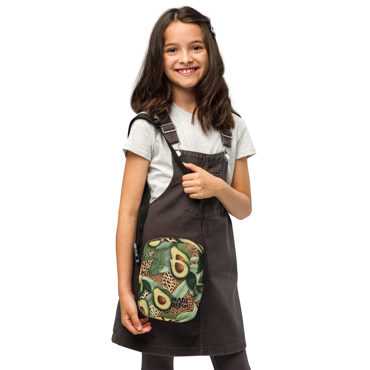 Jungle Avocado- Utility crossbody bag