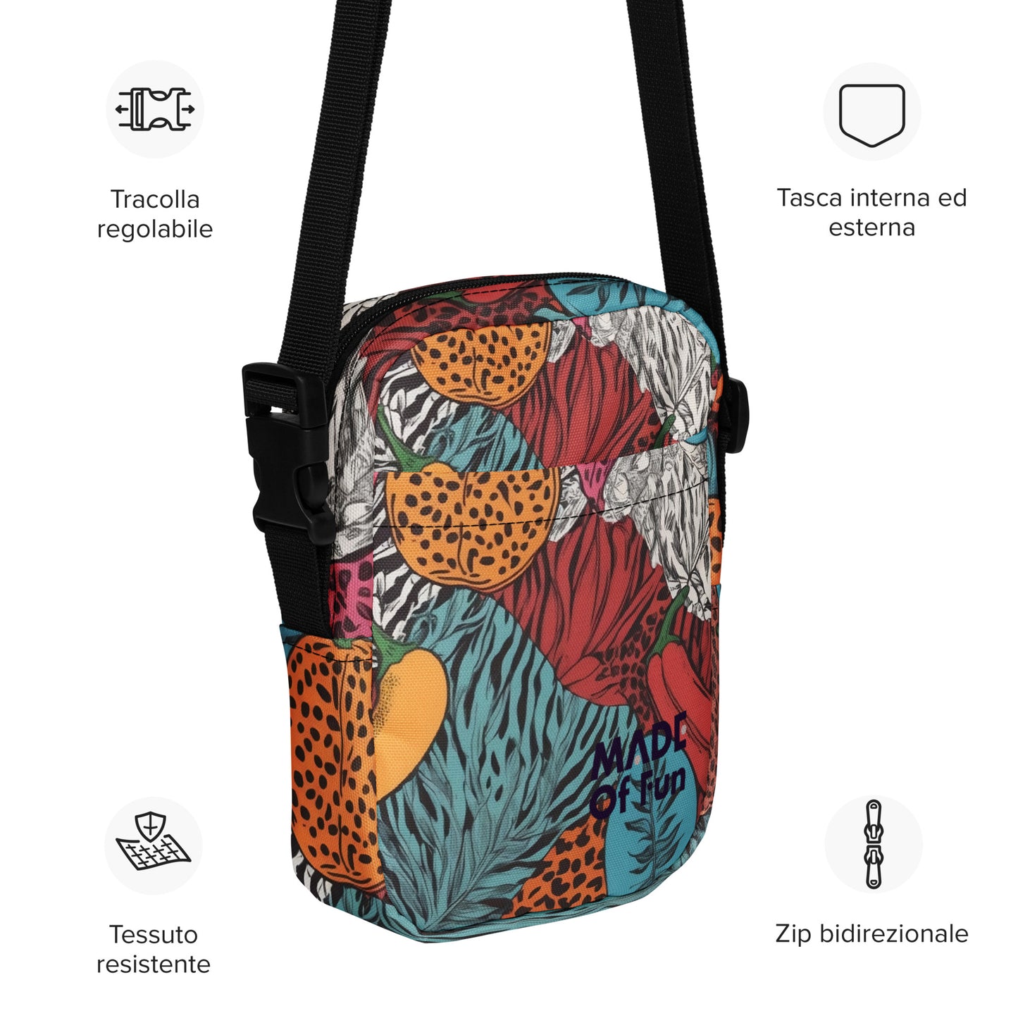 Jungle Chilli - Utility crossbody bag