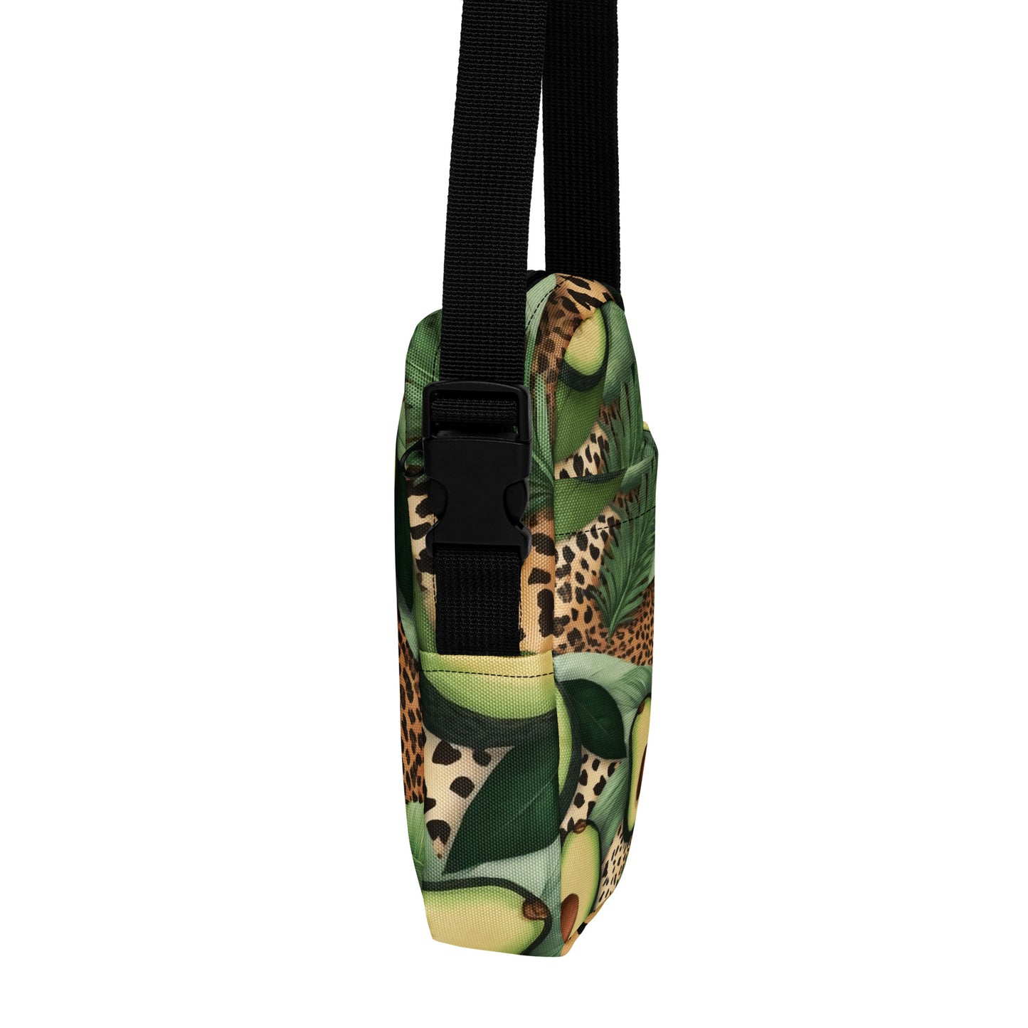 Jungle Avocado- Utility crossbody bag