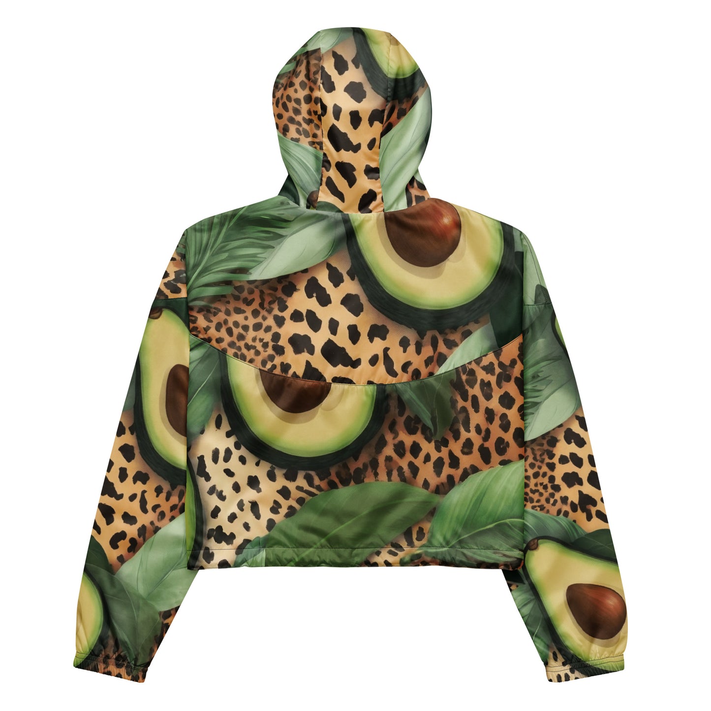 Jungle Avocado - Women’s cropped windbreaker