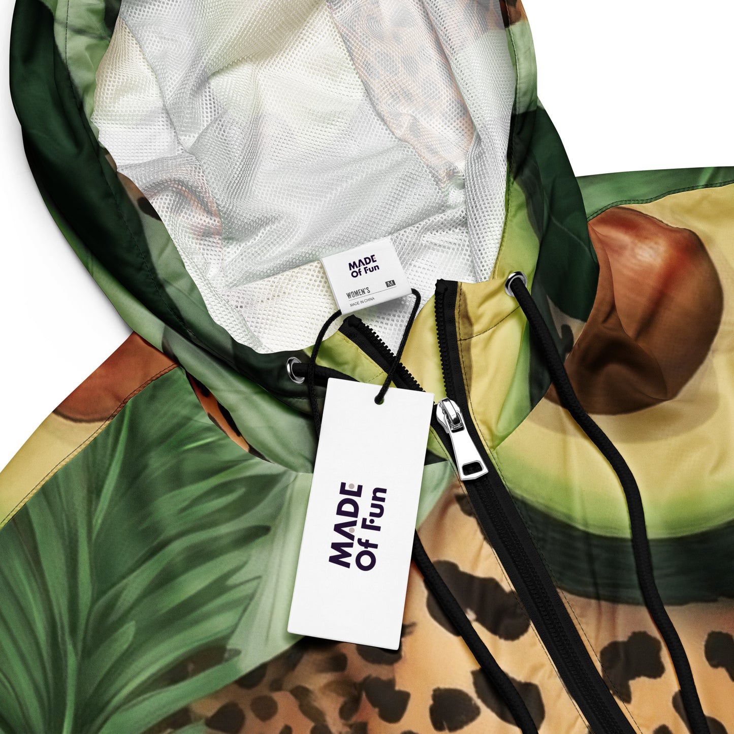 Jungle Avocado - Women’s cropped windbreaker