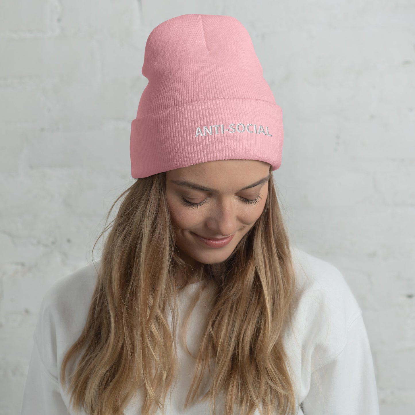 ANTI-SOCIAL Cuffed Beanie