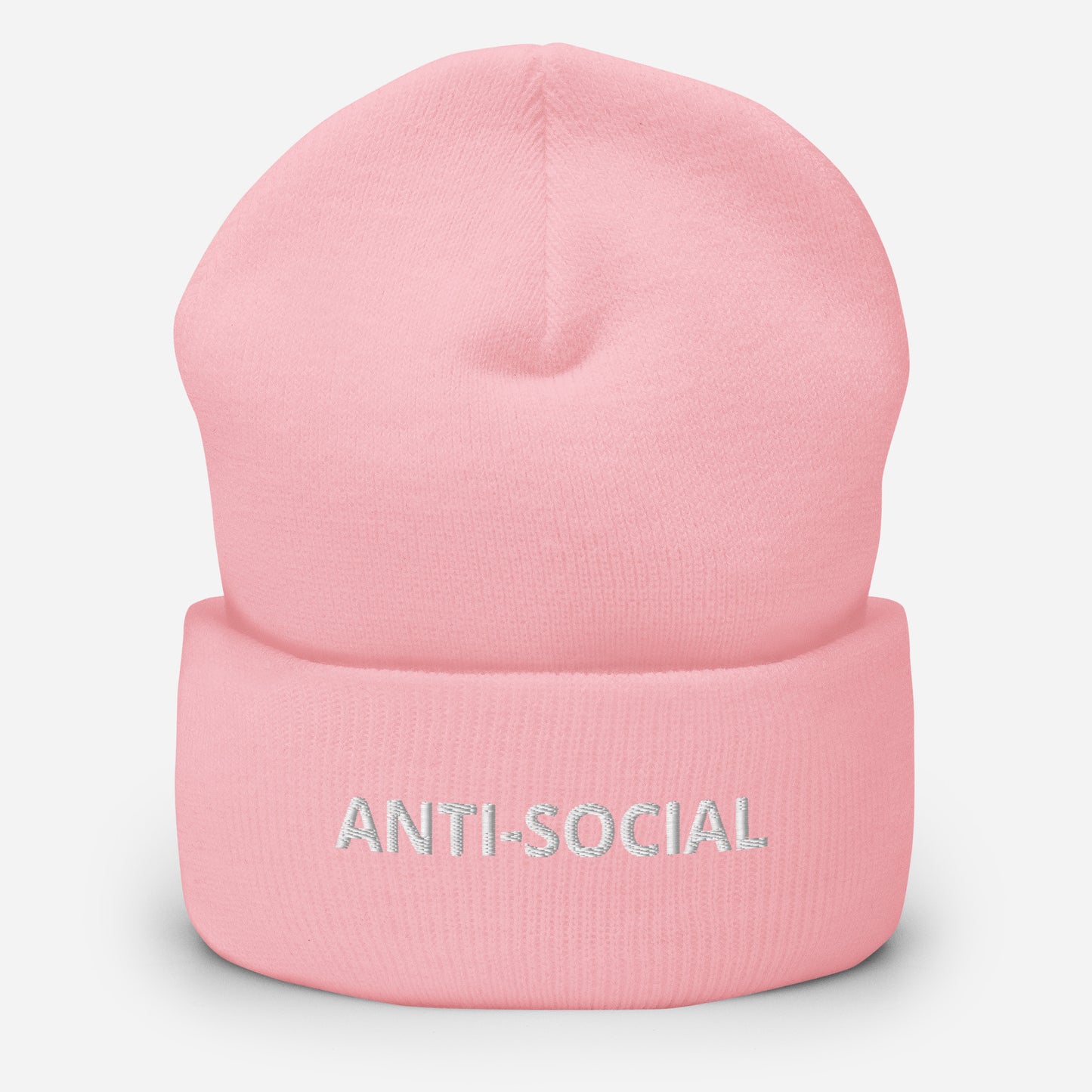 ANTI-SOCIAL Cuffed Beanie