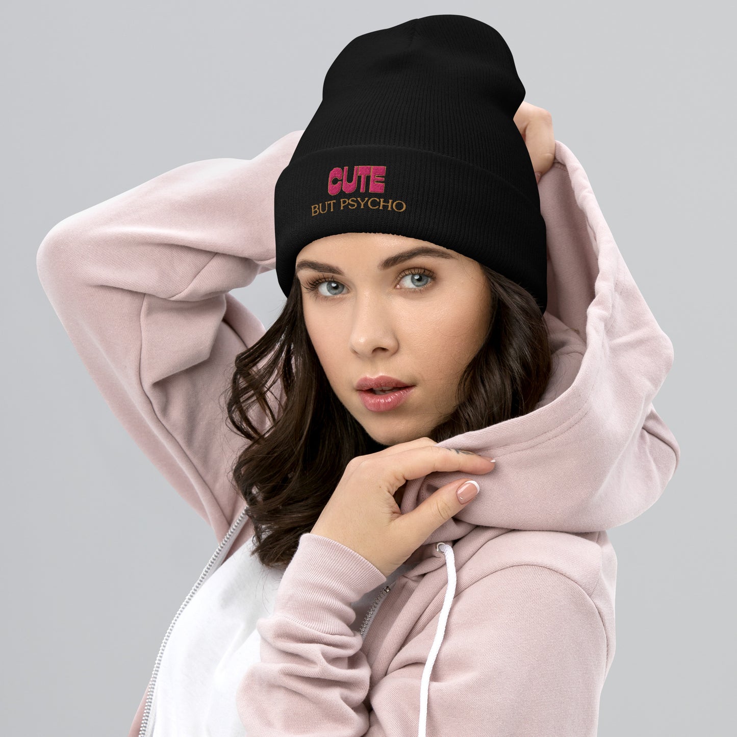 Cute But Psycho - Cuffed Beanie