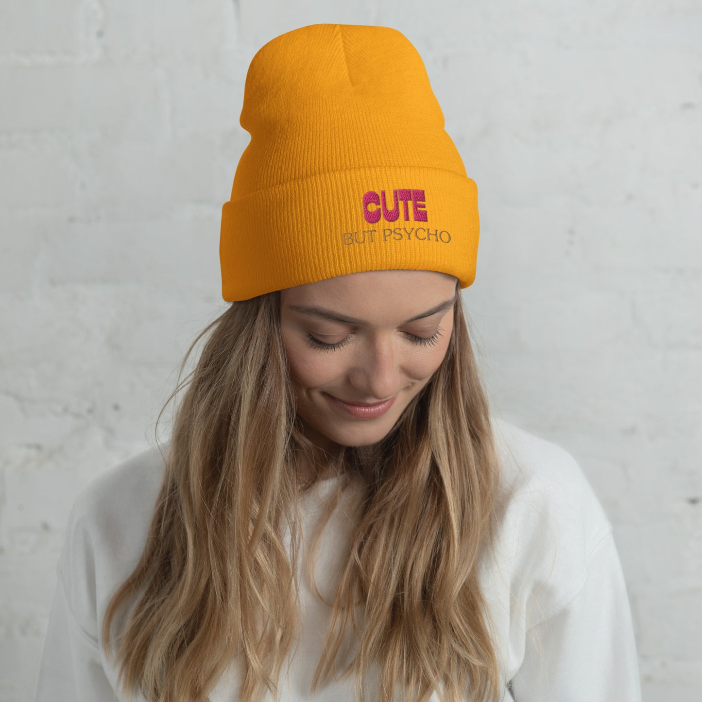 Cute But Psycho - Cuffed Beanie