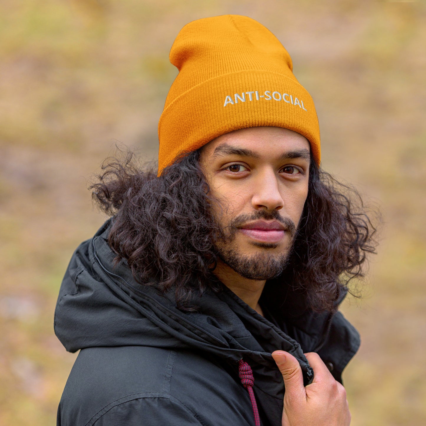 ANTI-SOCIAL Cuffed Beanie