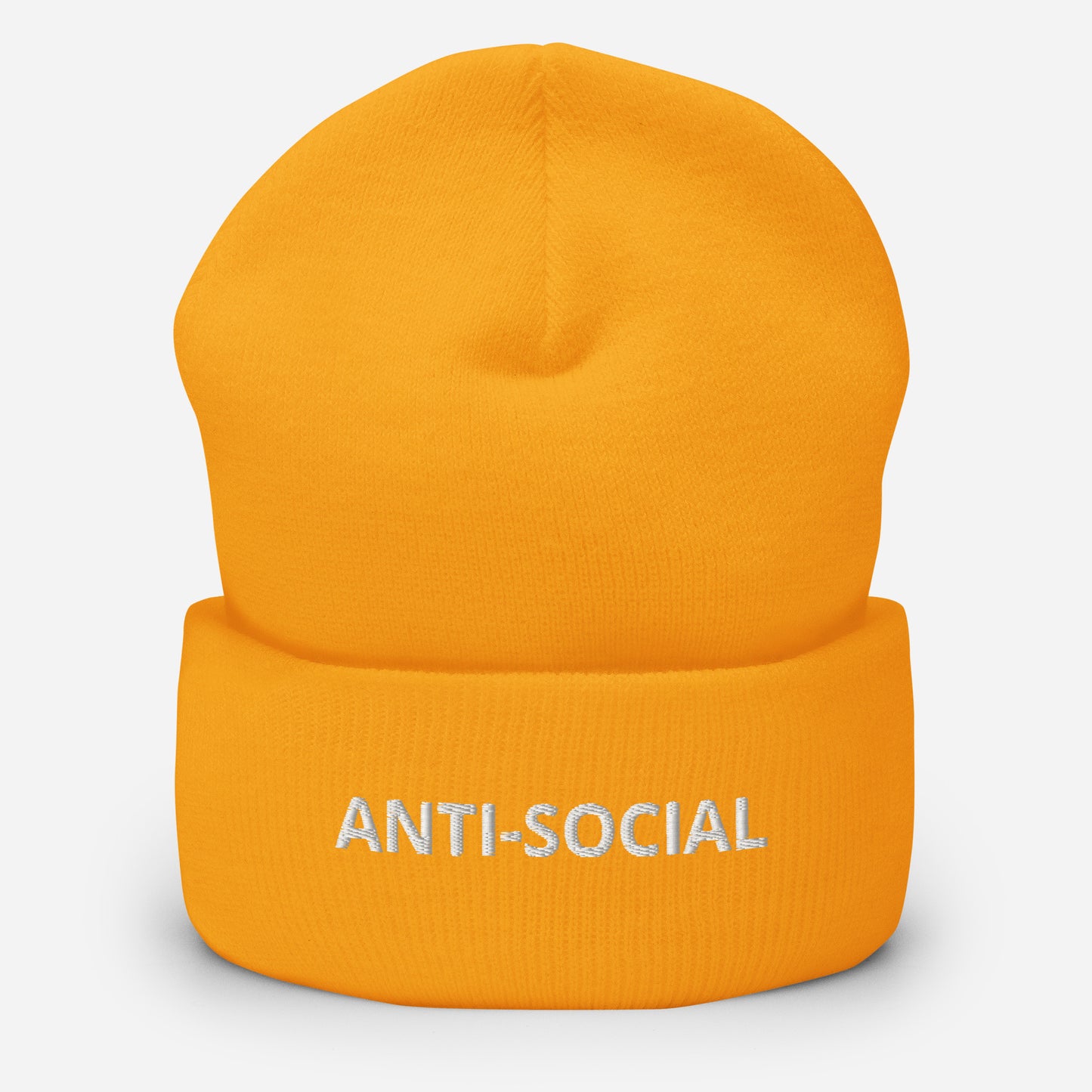 ANTI-SOCIAL Cuffed Beanie