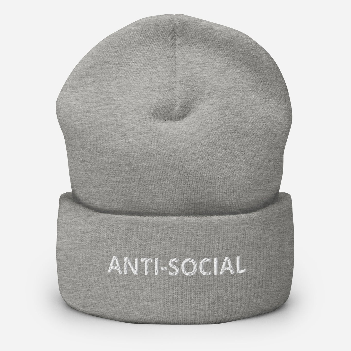 ANTI-SOCIAL Cuffed Beanie