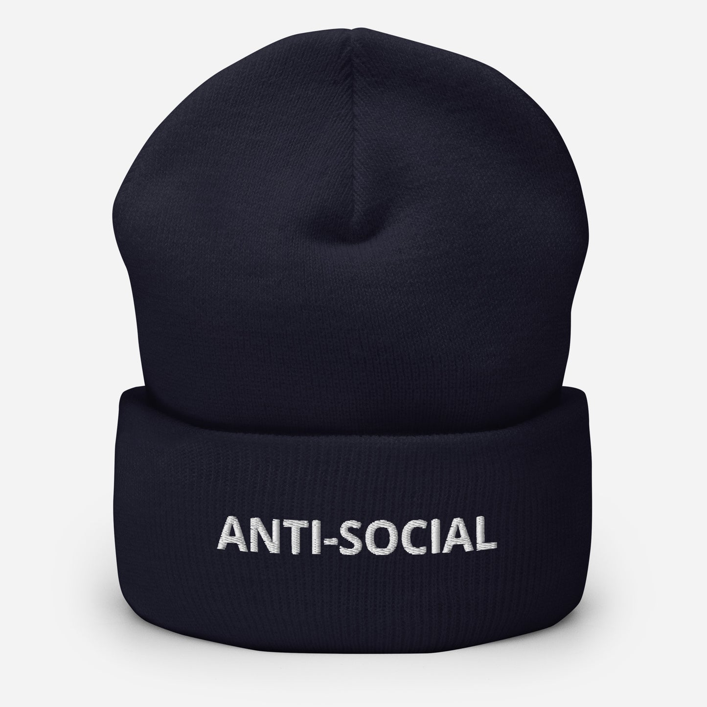 ANTI-SOCIAL Cuffed Beanie