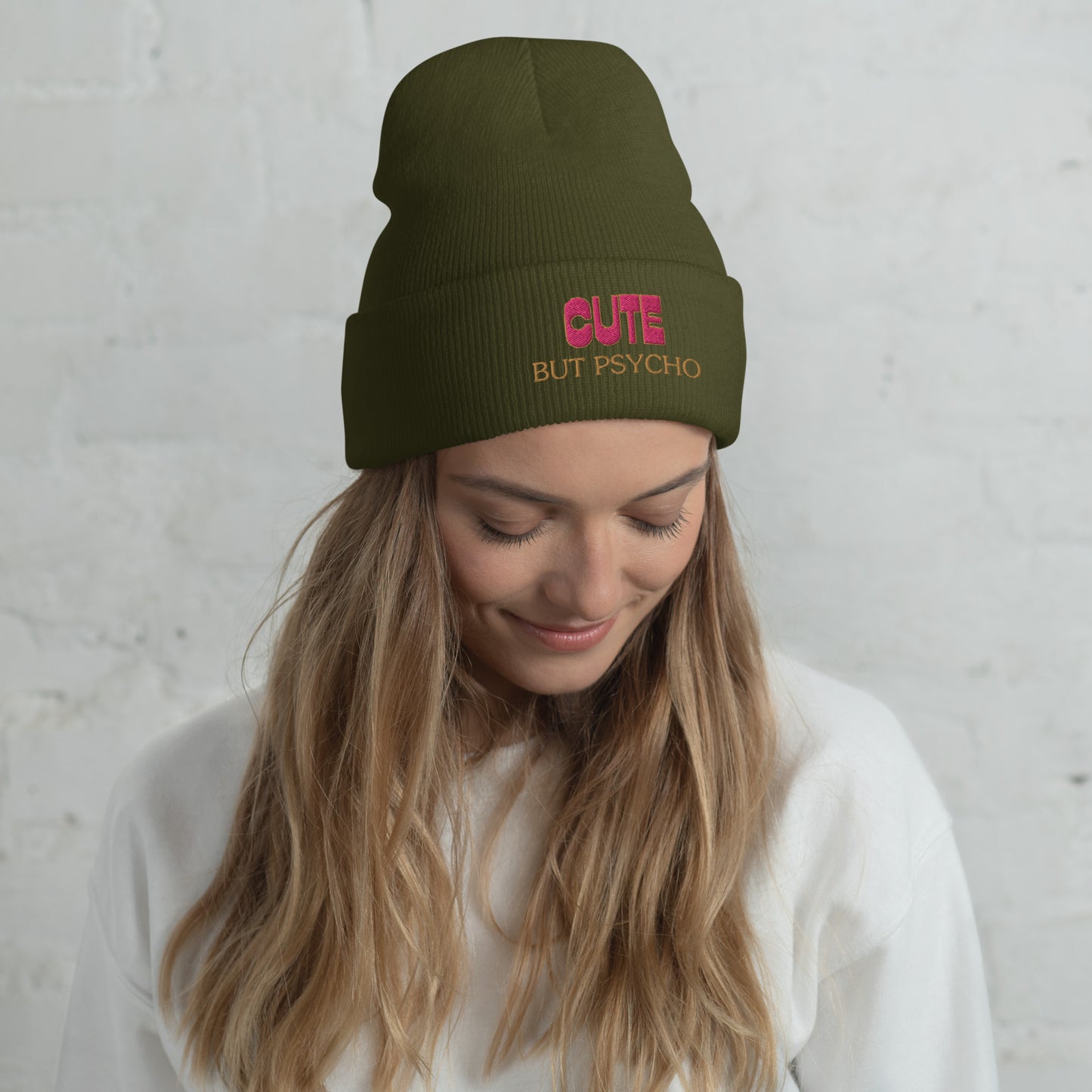 Cute But Psycho - Cuffed Beanie