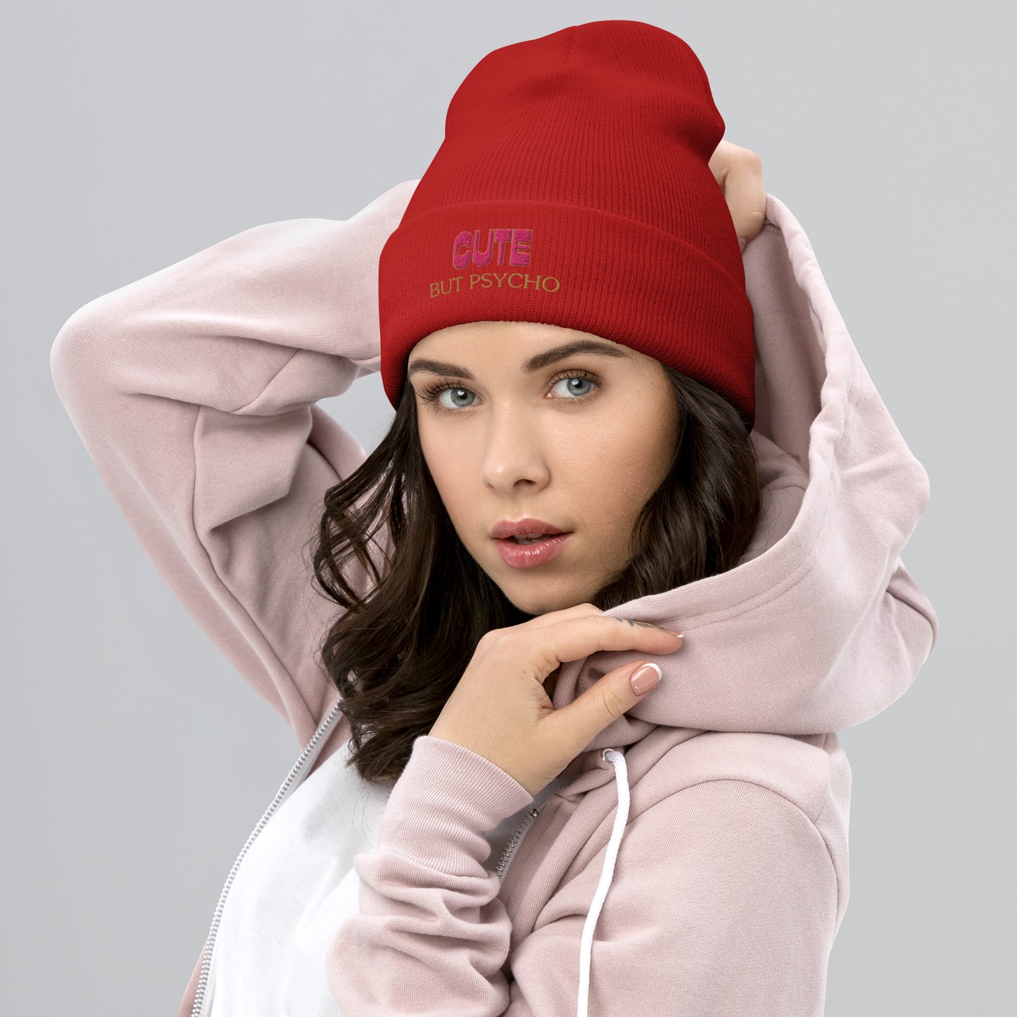 Cute But Psycho - Cuffed Beanie