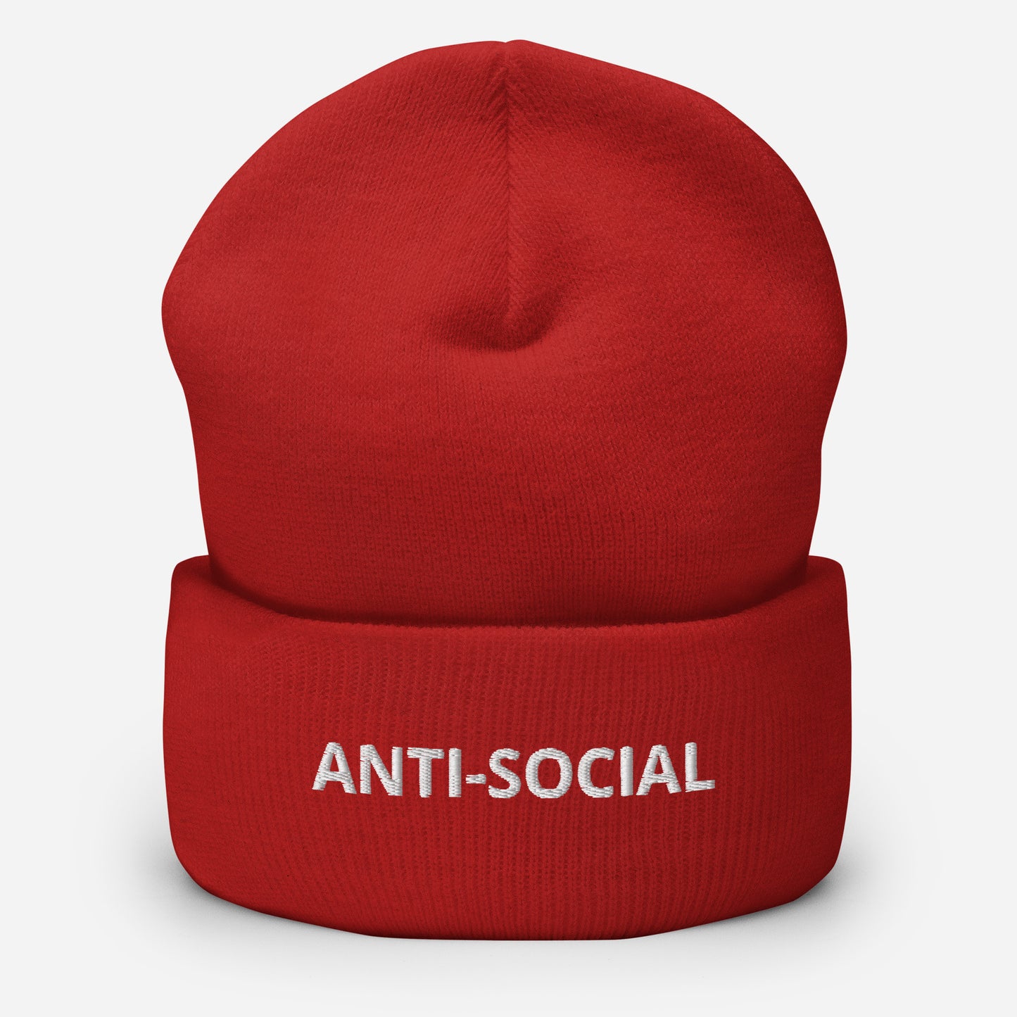 ANTI-SOCIAL Cuffed Beanie