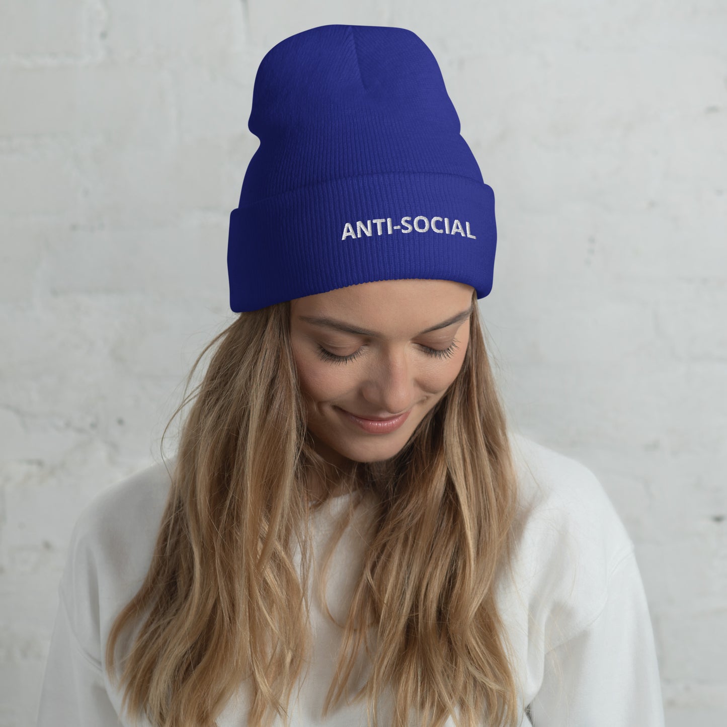 ANTI-SOCIAL Cuffed Beanie