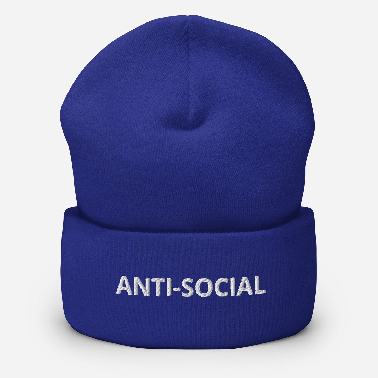 ANTI-SOCIAL Cuffed Beanie