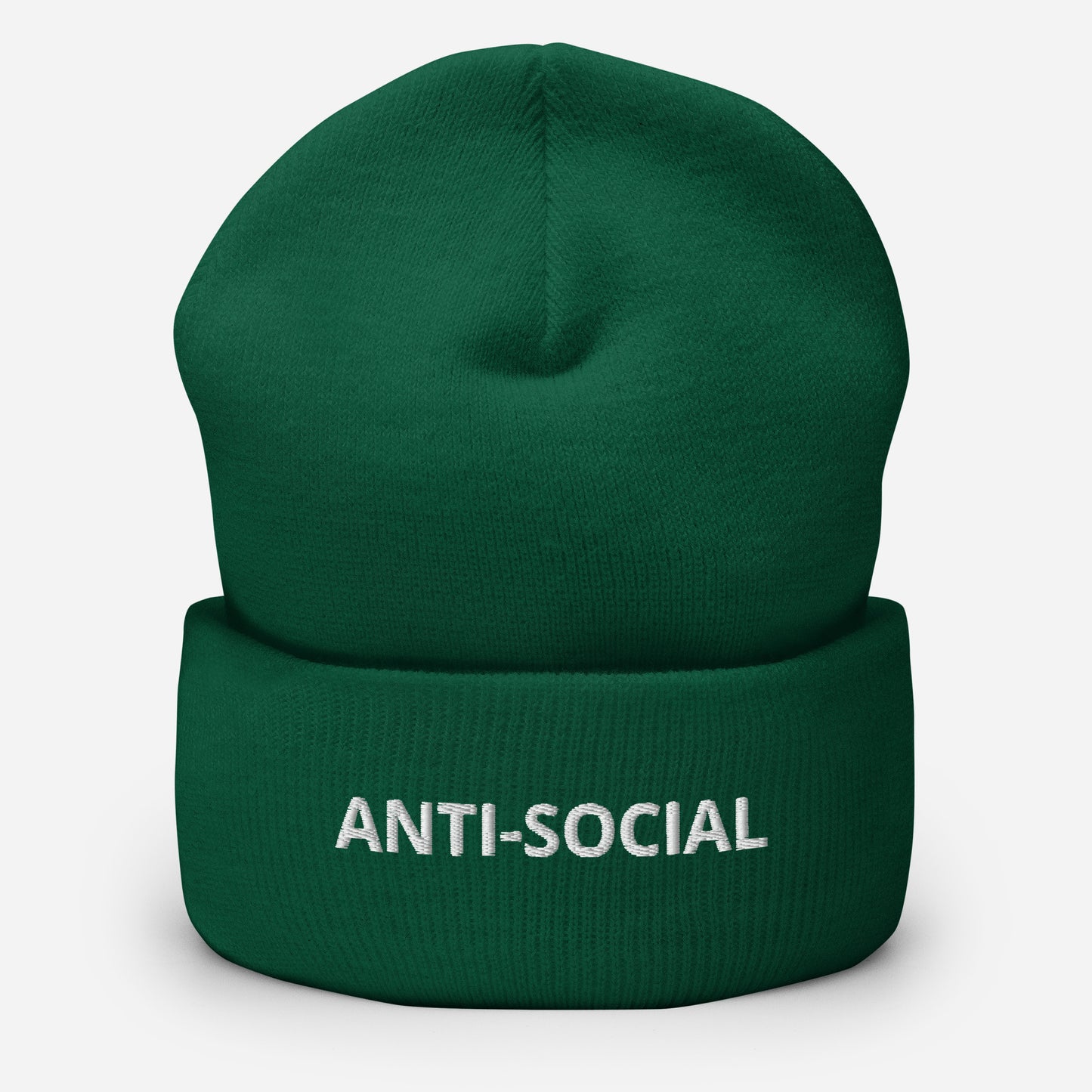 ANTI-SOCIAL Cuffed Beanie