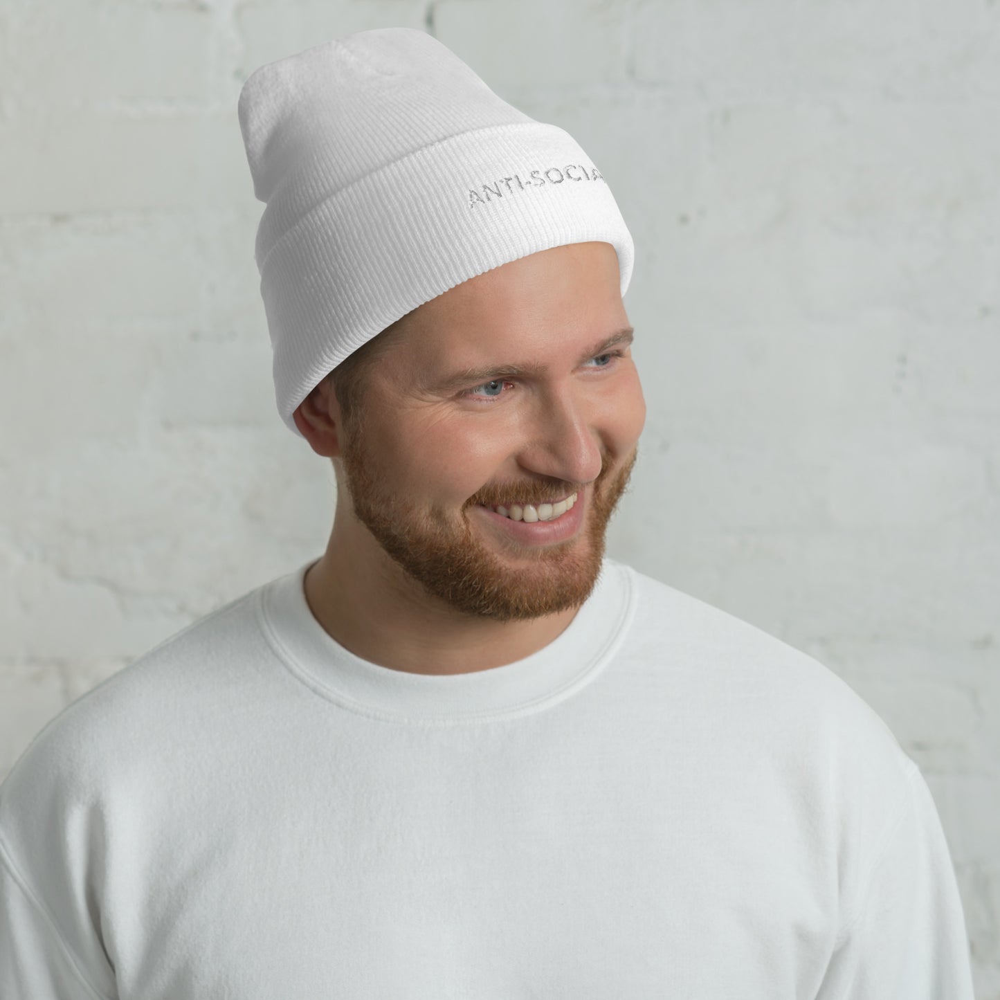 ANTI-SOCIAL Cuffed Beanie