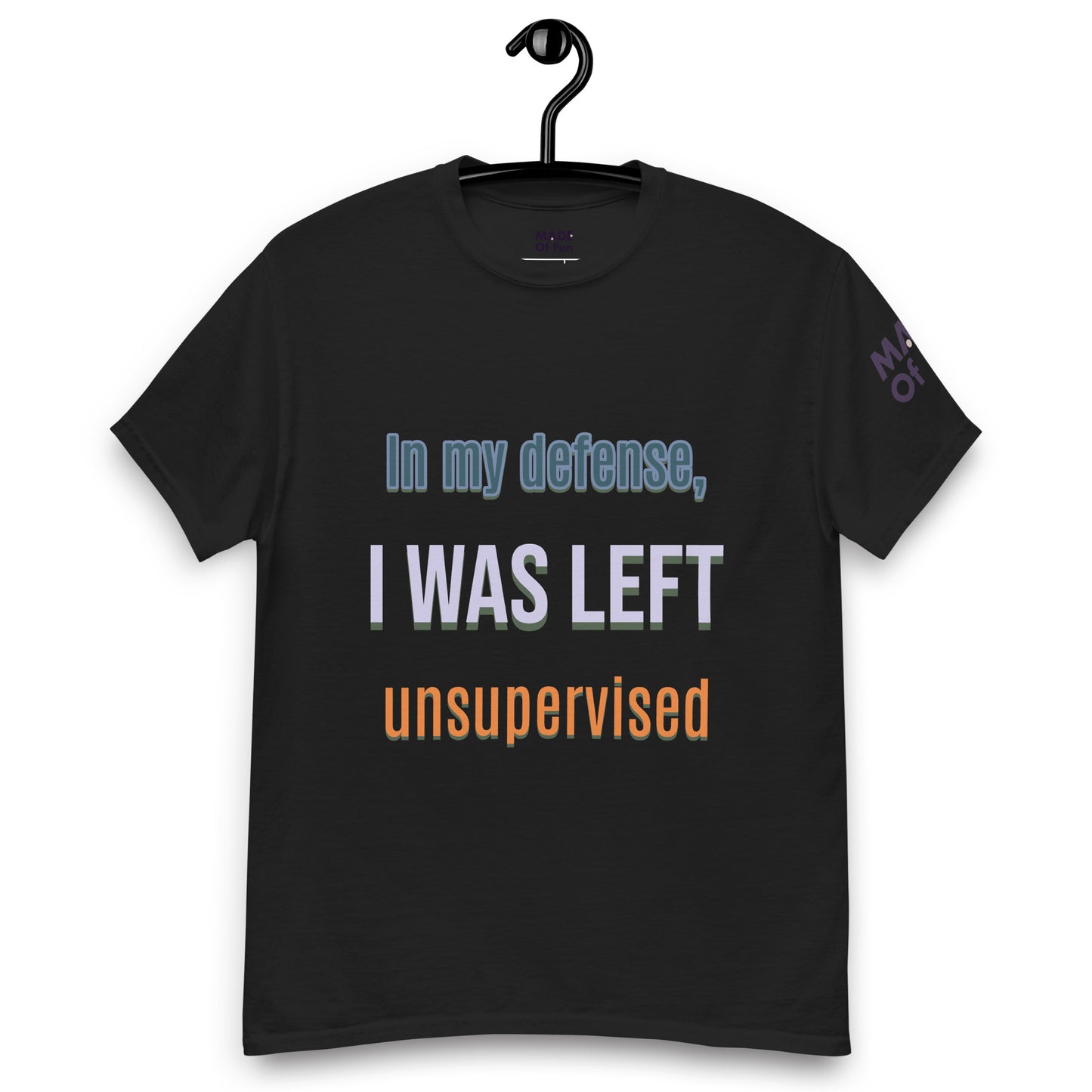 In my defense - Unisex Crewneck T-shirt