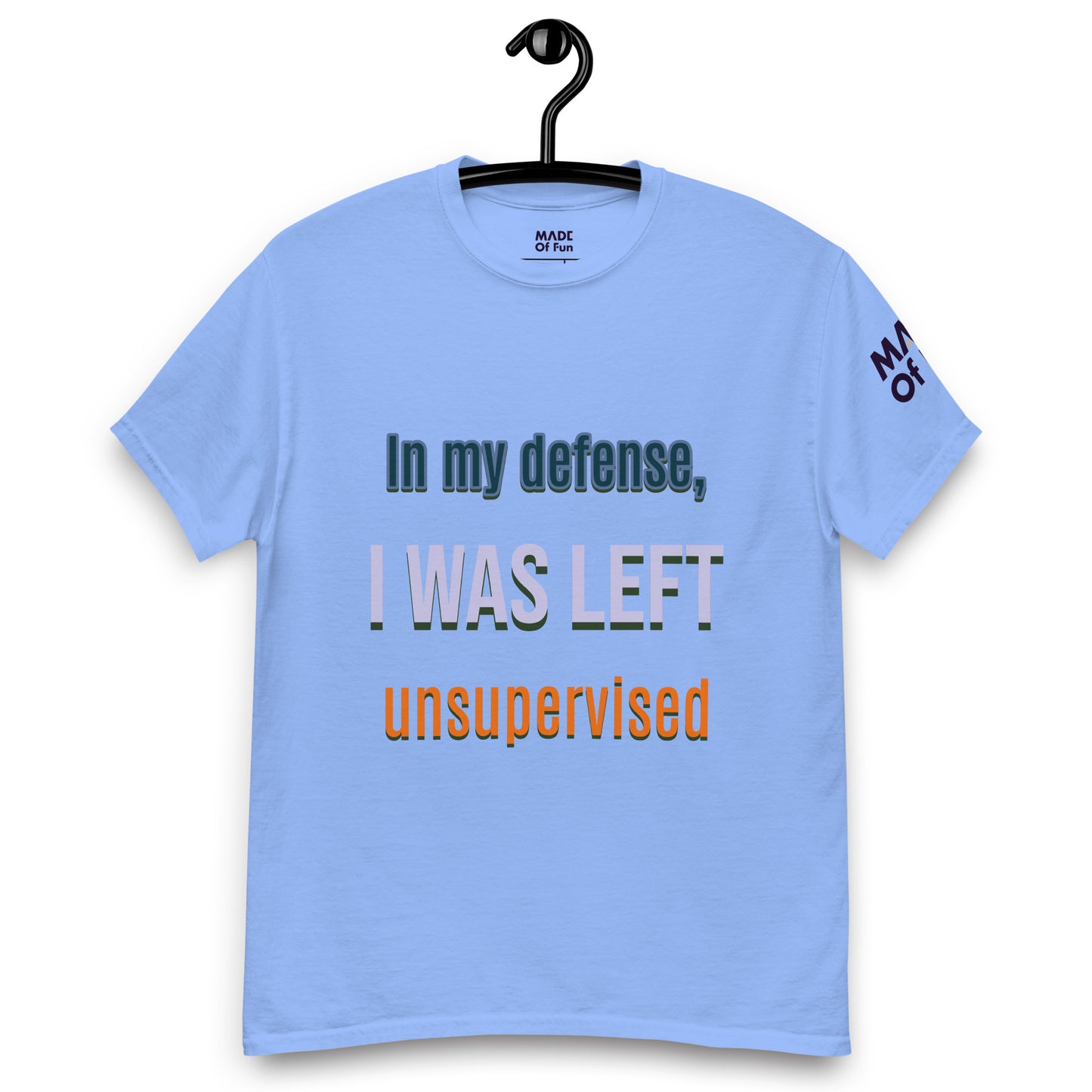 In my defense - Unisex Crewneck T-shirt