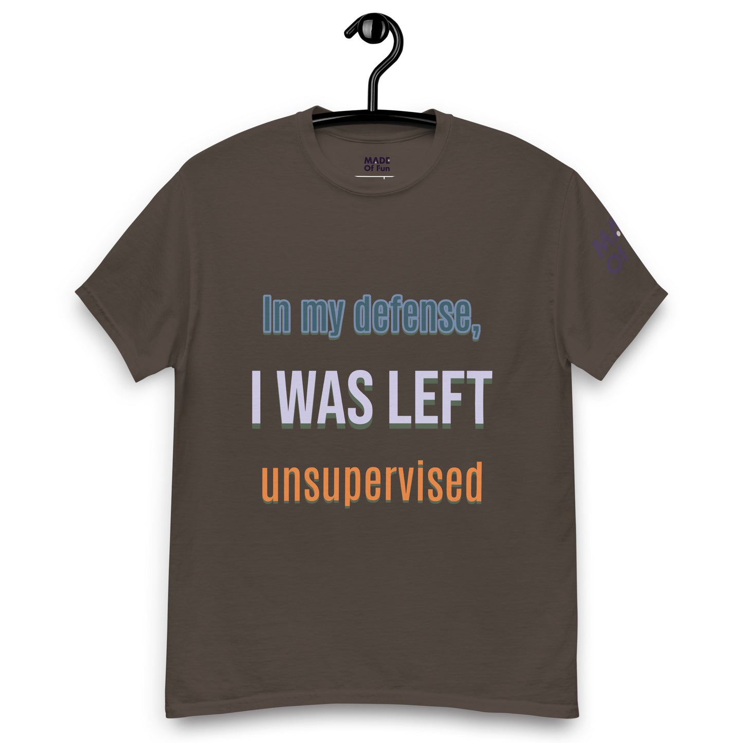 In my defense - Unisex Crewneck T-shirt