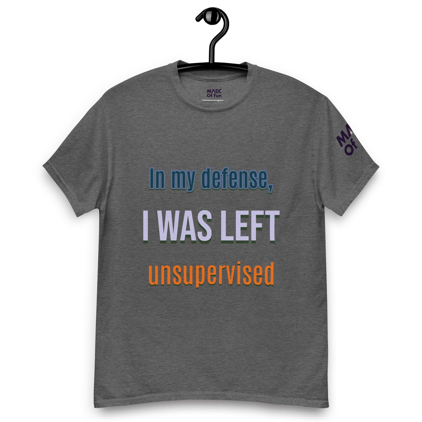 In my defense - Unisex Crewneck T-shirt