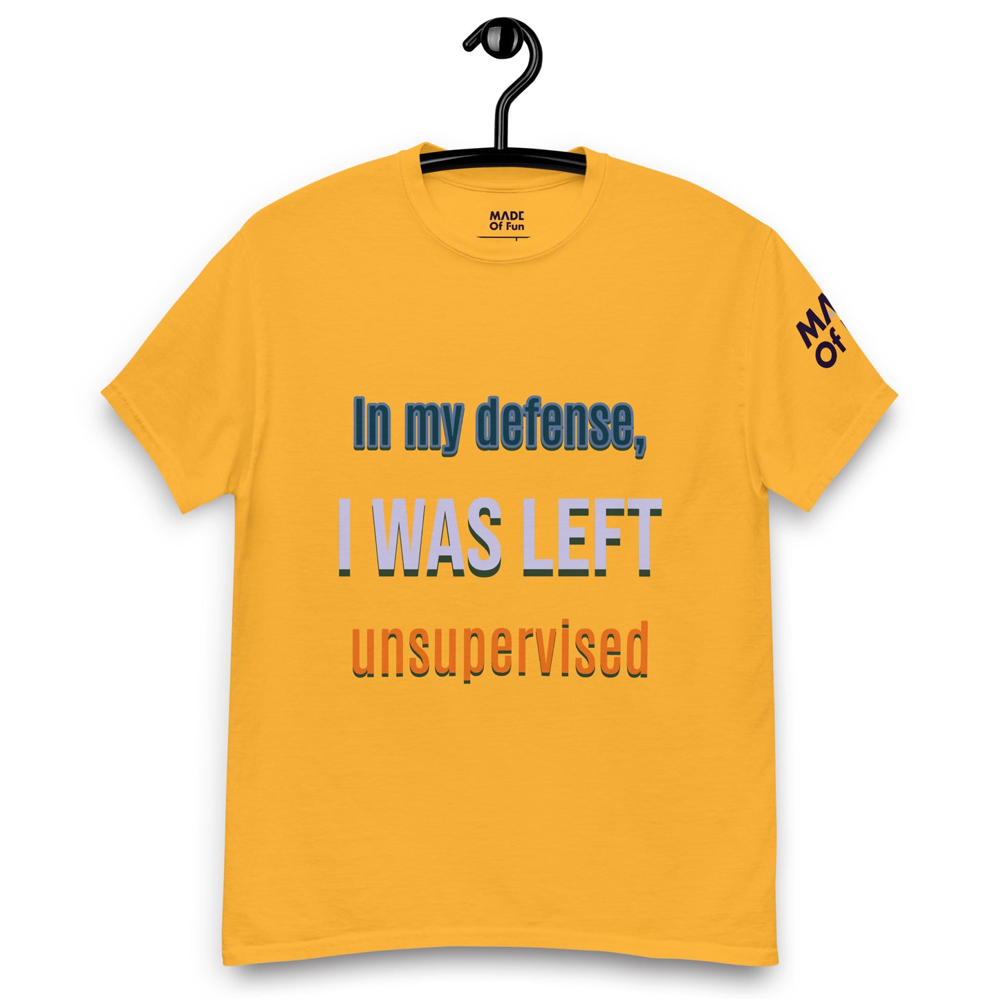 In my defense - Unisex Crewneck T-shirt