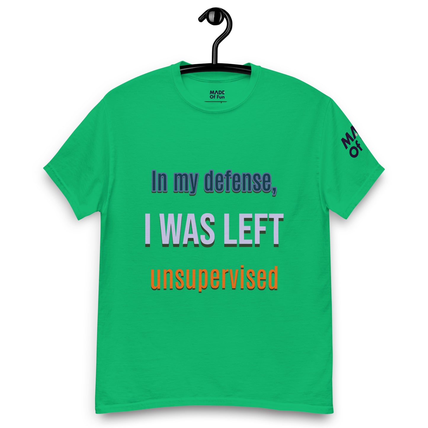 In my defense - Unisex Crewneck T-shirt