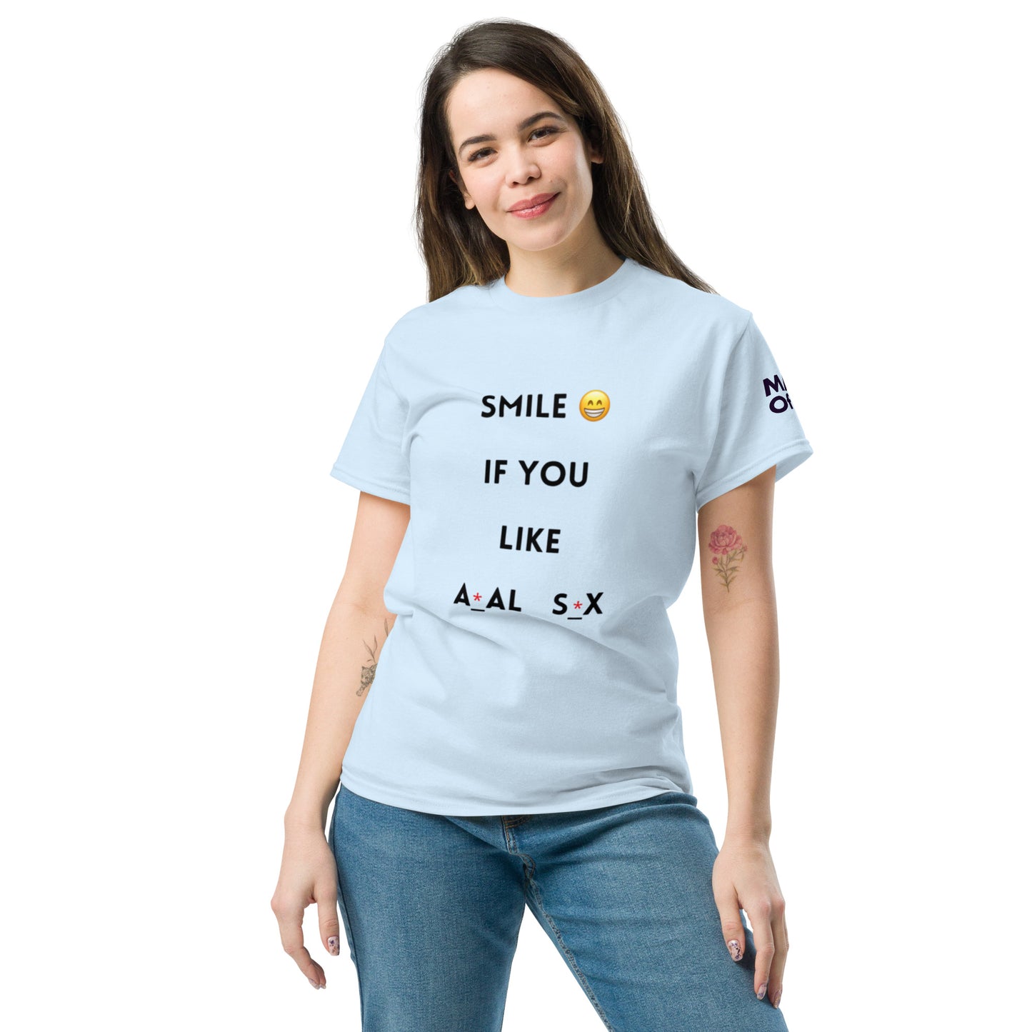 SMILE ANA* S*X Unisex Crewneck T-shir