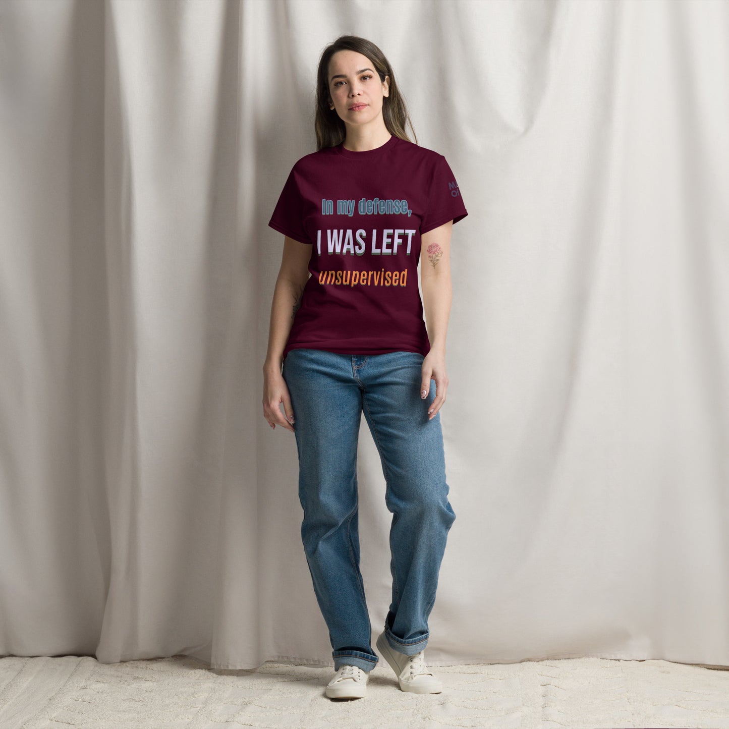 In my defense - Unisex Crewneck T-shirt