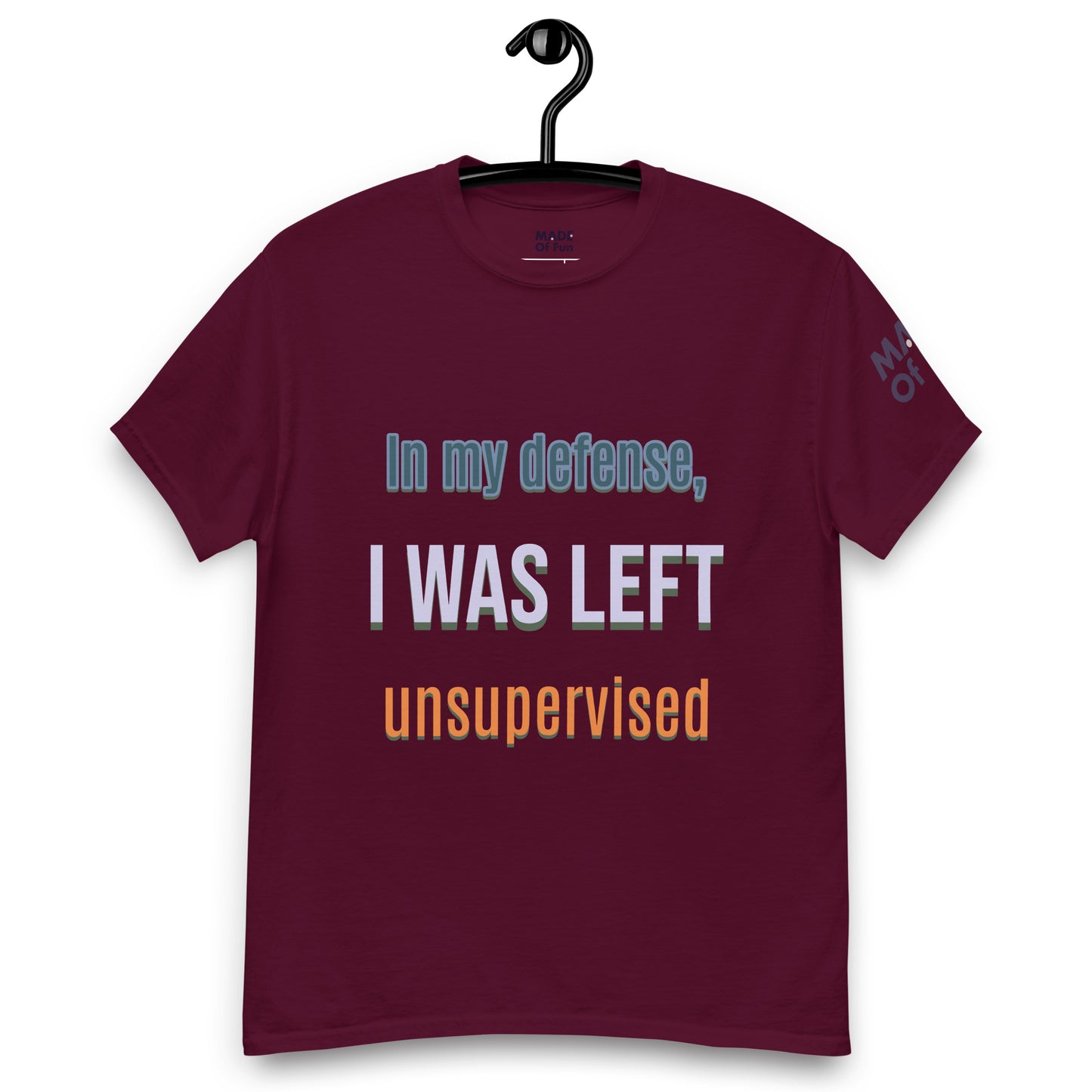 In my defense - Unisex Crewneck T-shirt