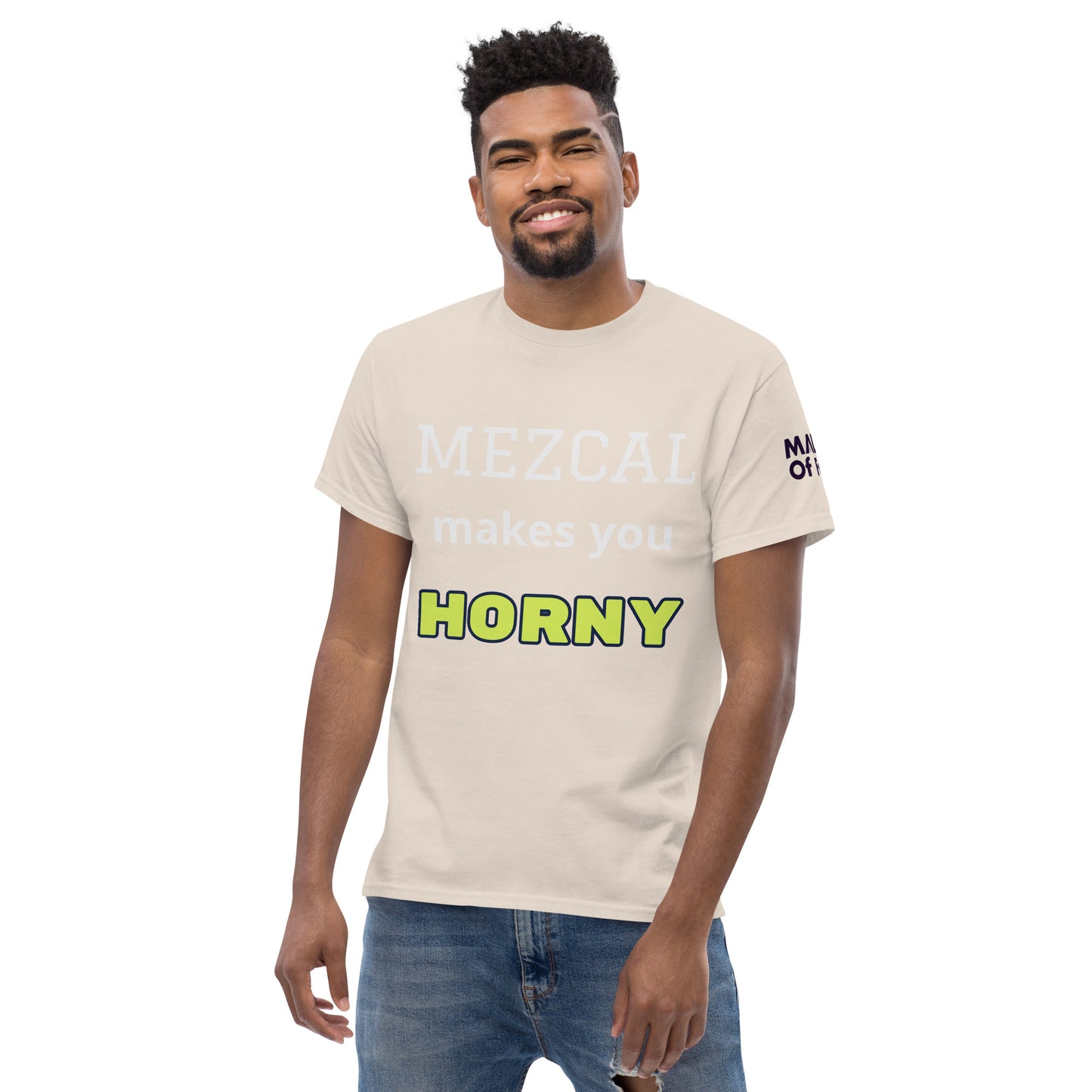 MEZCAL makes you HORNY - Unisex Crewneck T-shirt