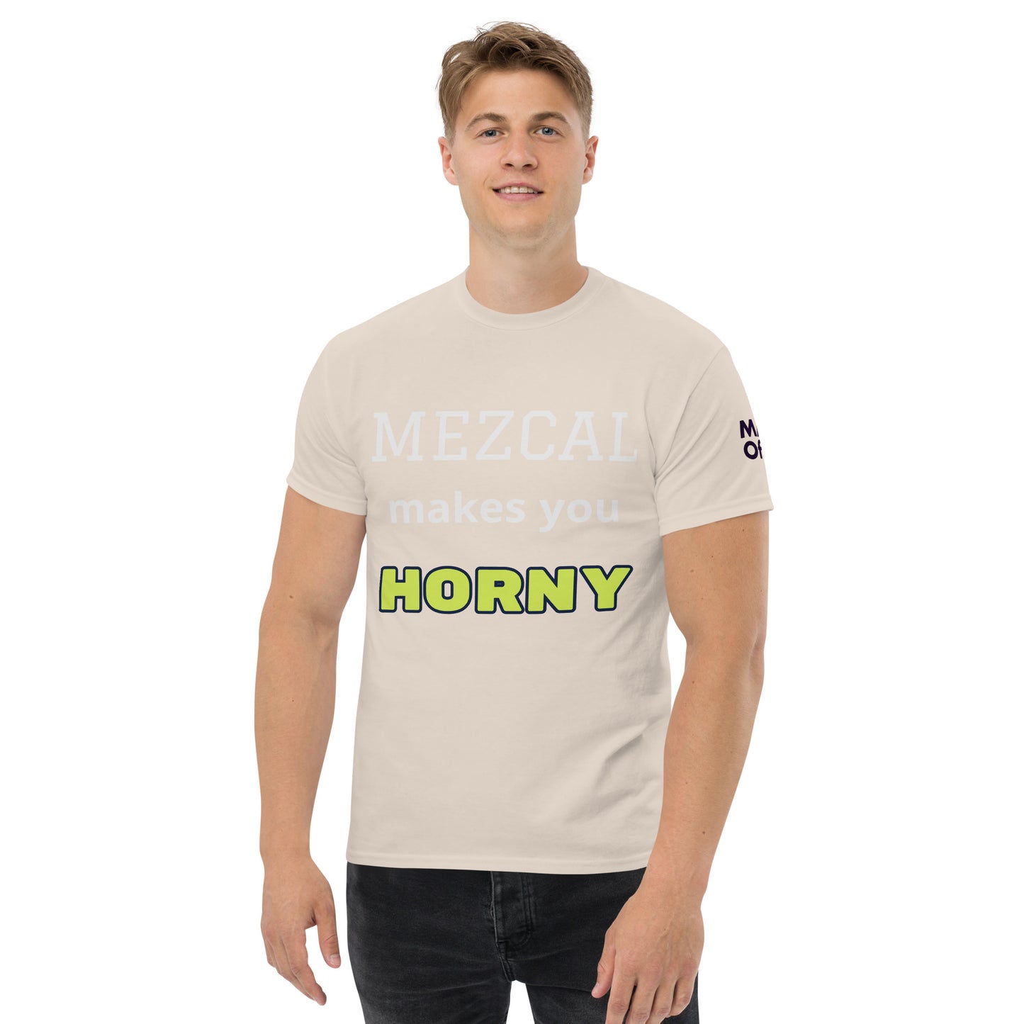 MEZCAL makes you HORNY - Unisex Crewneck T-shirt