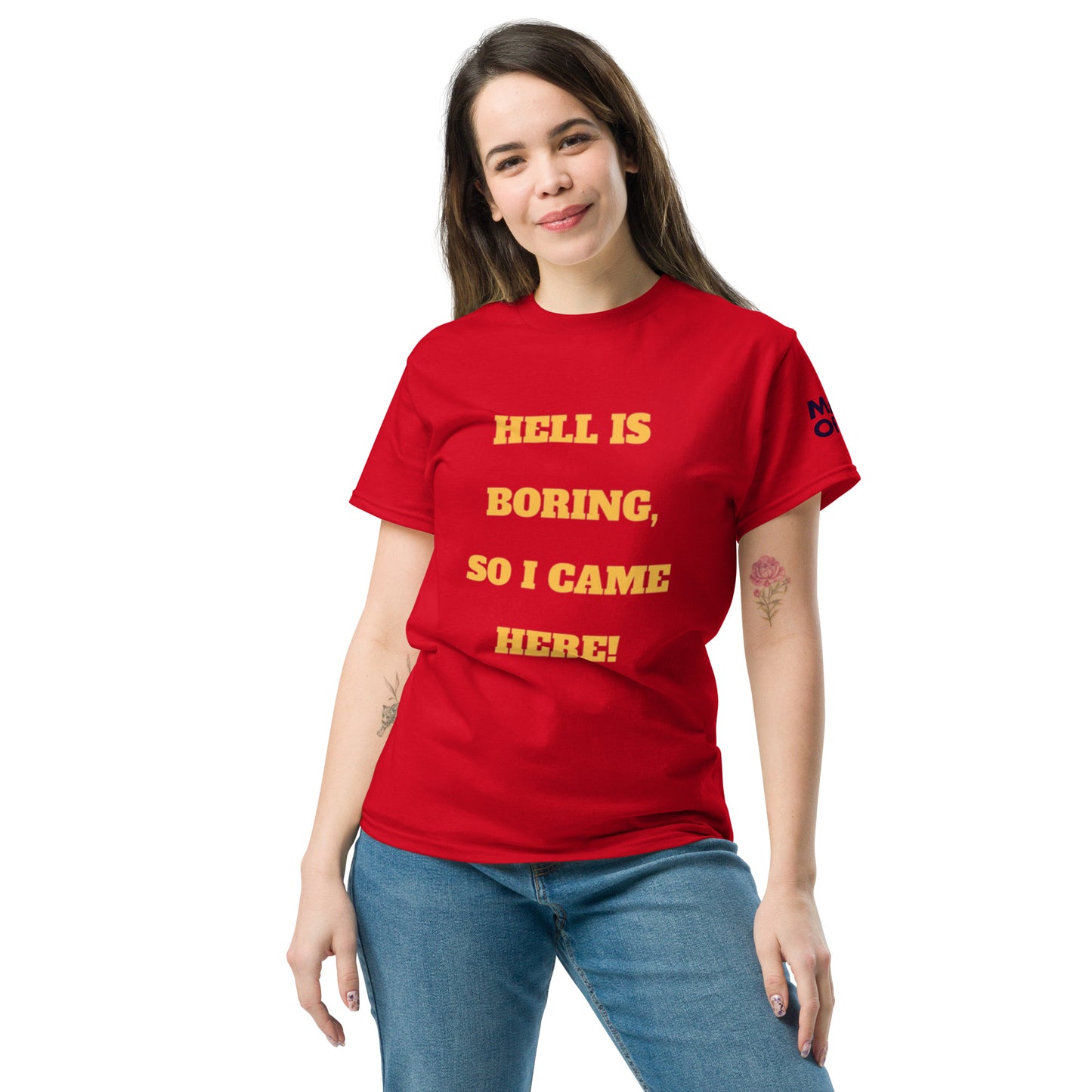 Hell Is Boring - Unisex Crewneck T-shirt