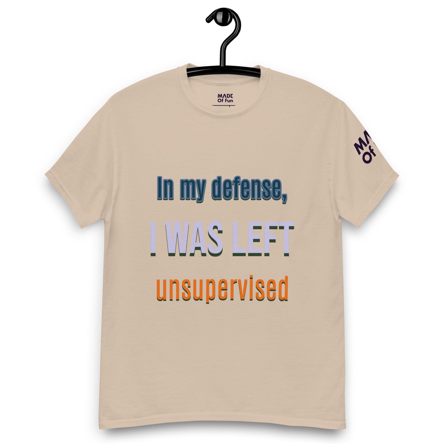 In my defense - Unisex Crewneck T-shirt