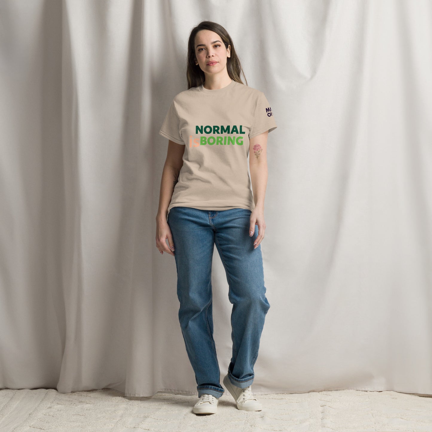 Normal is boring - Unisex Crewneck T-shirt