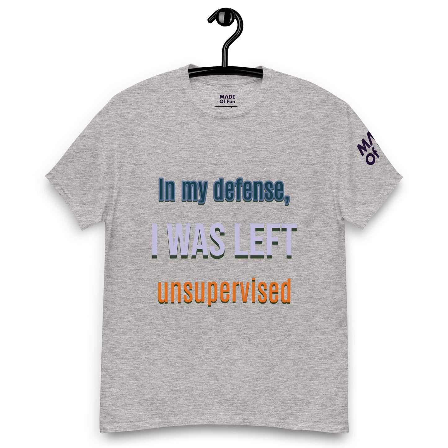 In my defense - Unisex Crewneck T-shirt