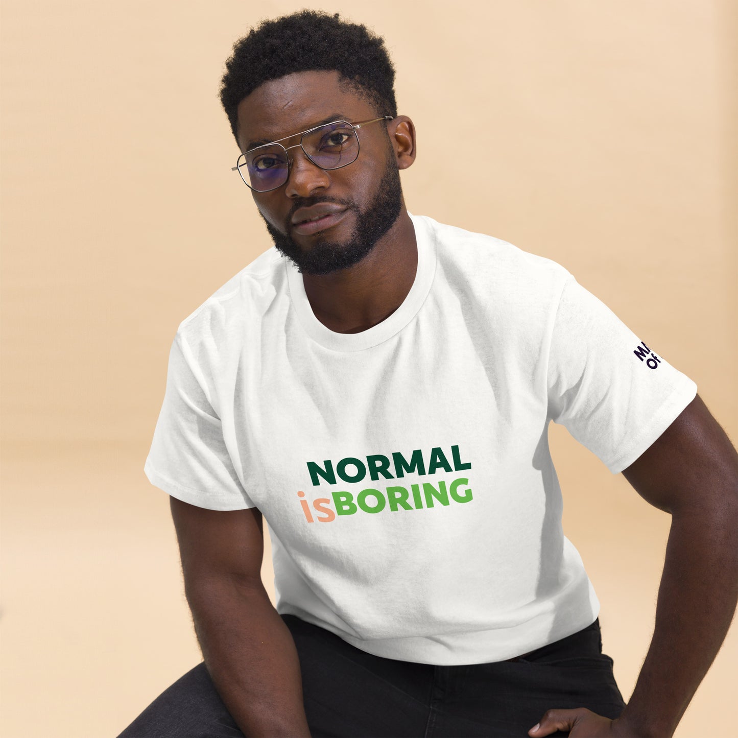 Normal is boring - Unisex Crewneck T-shirt