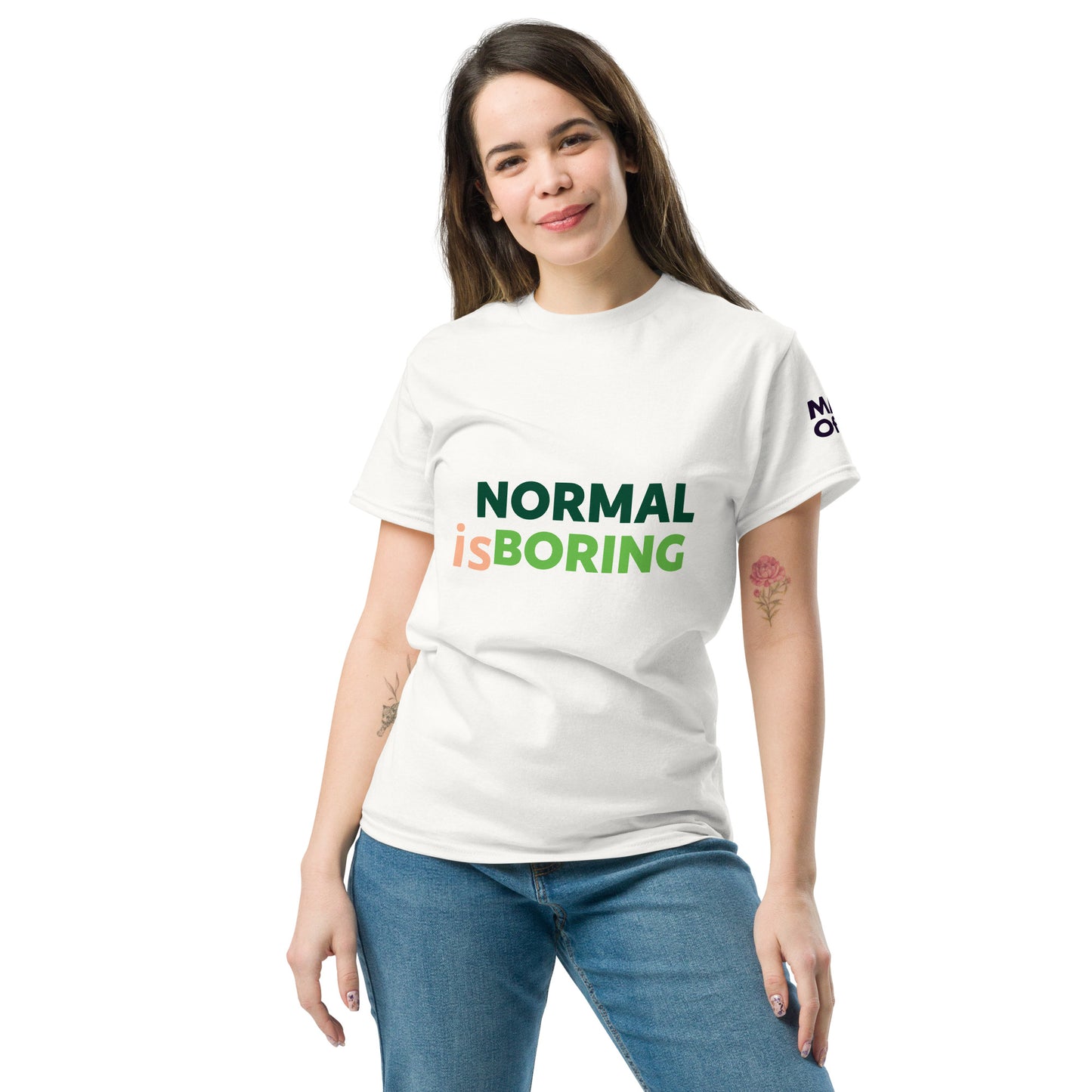 Normal is boring - Unisex Crewneck T-shirt