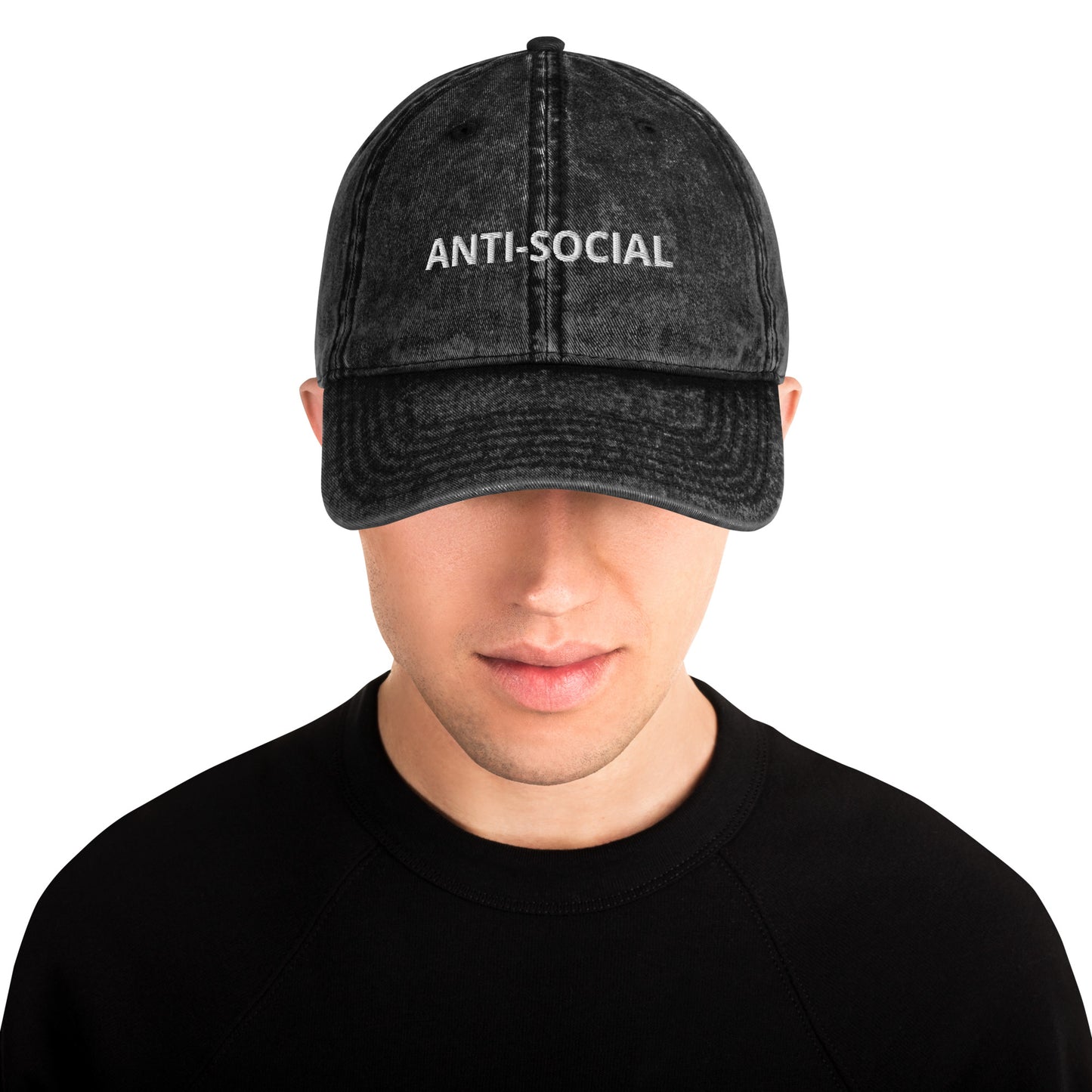 ANTI-SOCIAL - Vintage Cotton Twill Cap