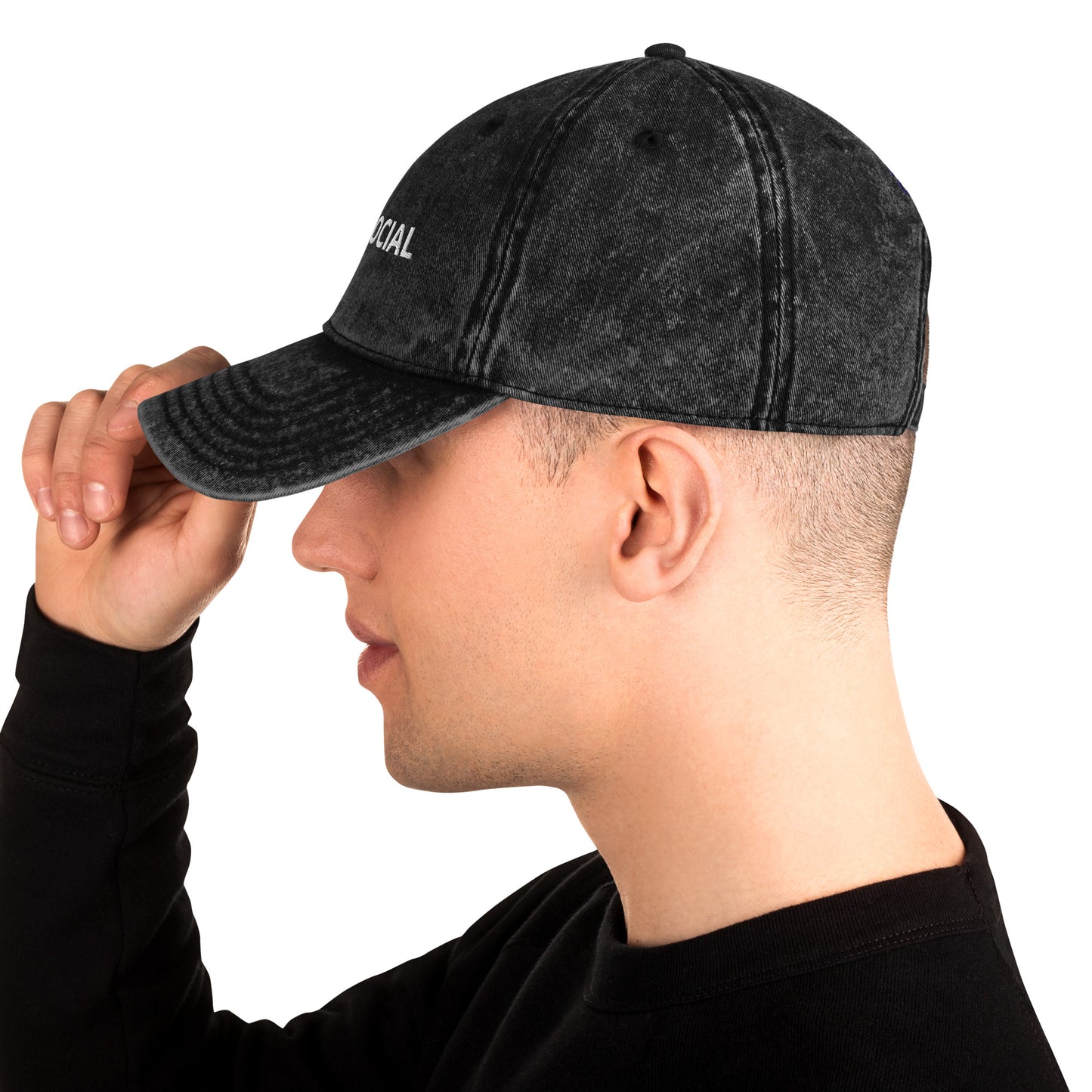 ANTI-SOCIAL - Vintage Cotton Twill Cap