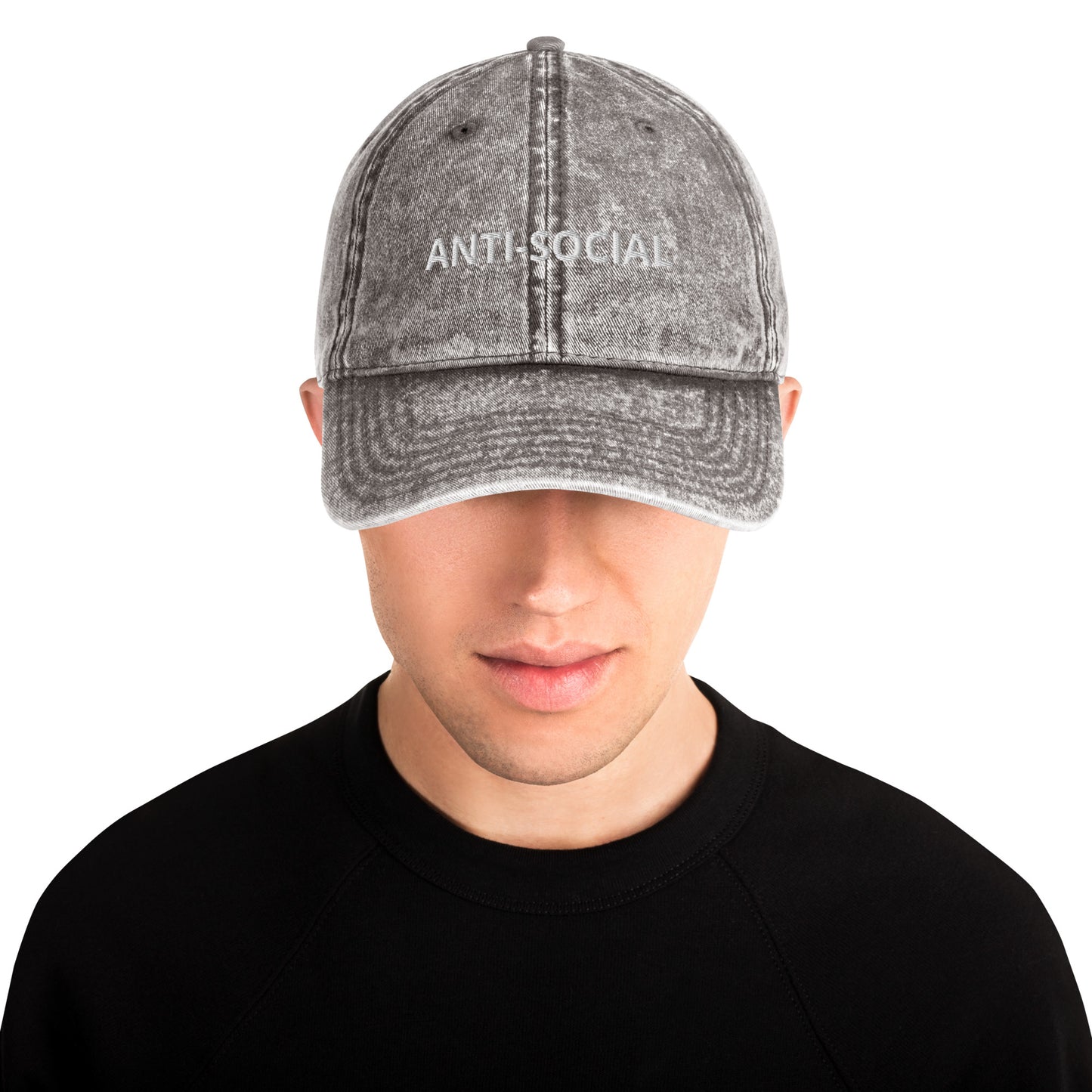 ANTI-SOCIAL - Vintage Cotton Twill Cap