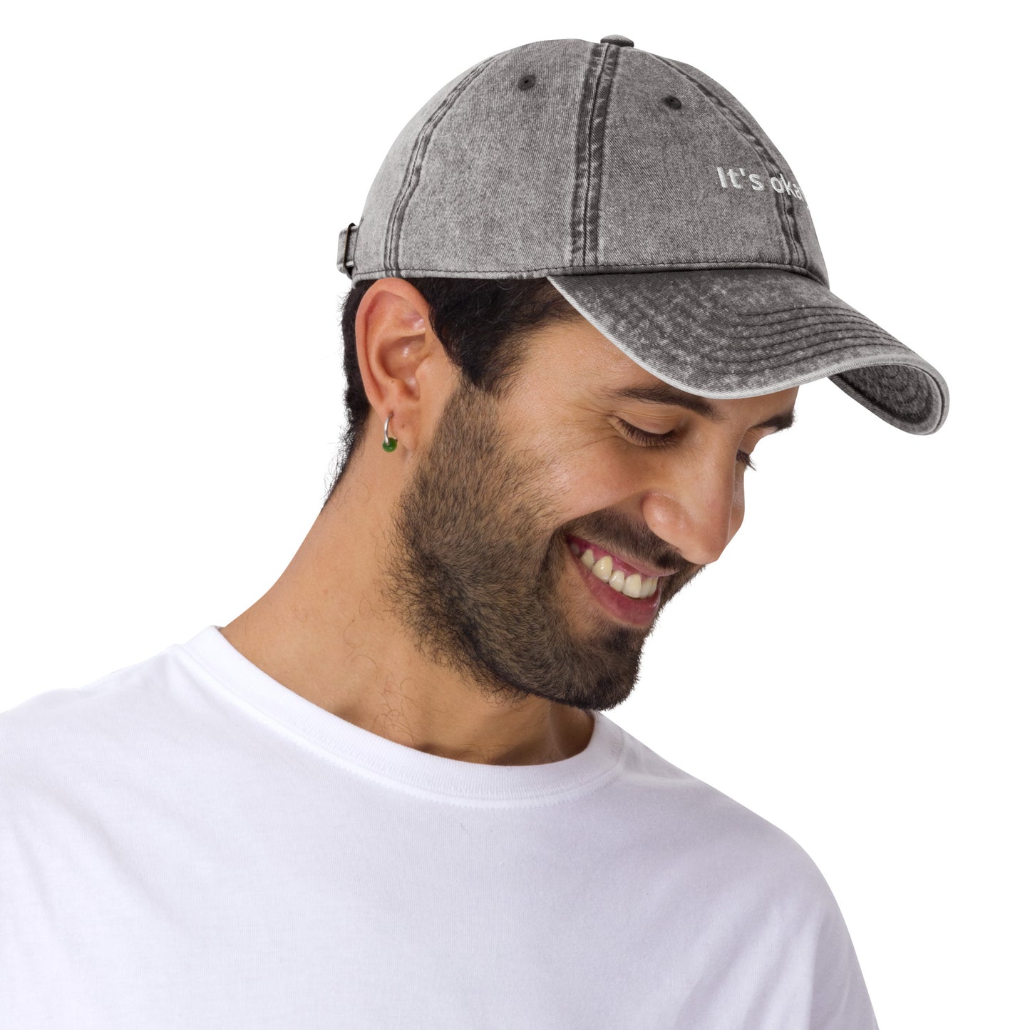 It's okay - Vintage Cotton Twill Cap