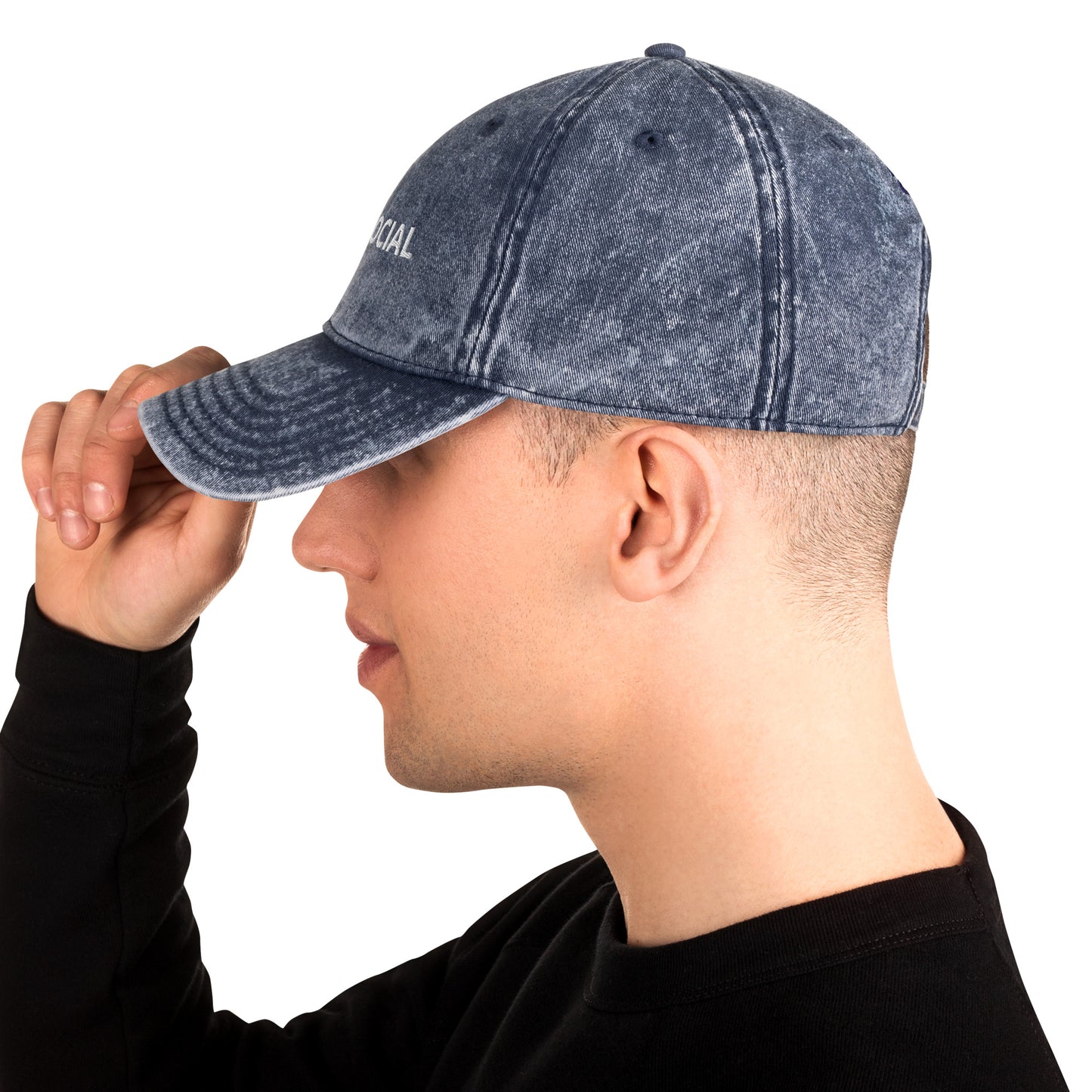 ANTI-SOCIAL - Vintage Cotton Twill Cap