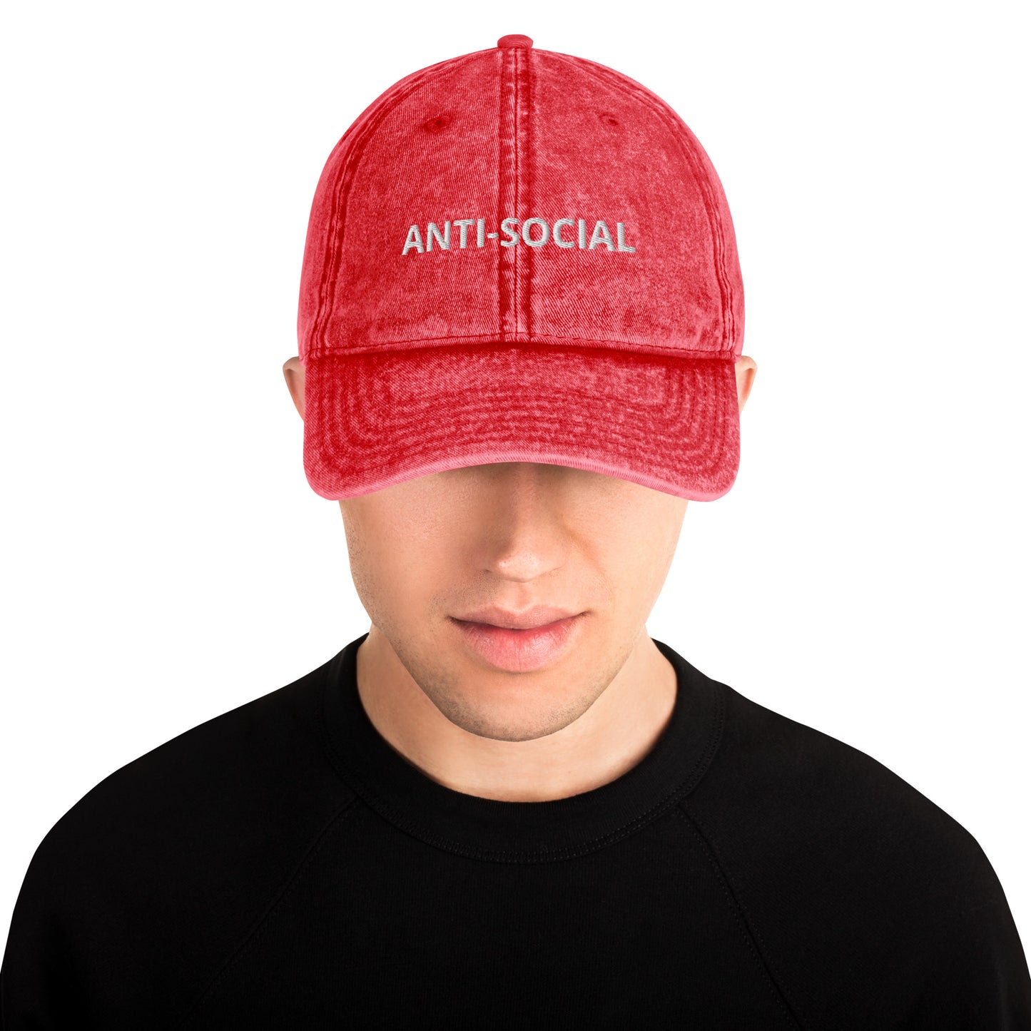 ANTI-SOCIAL - Vintage Cotton Twill Cap